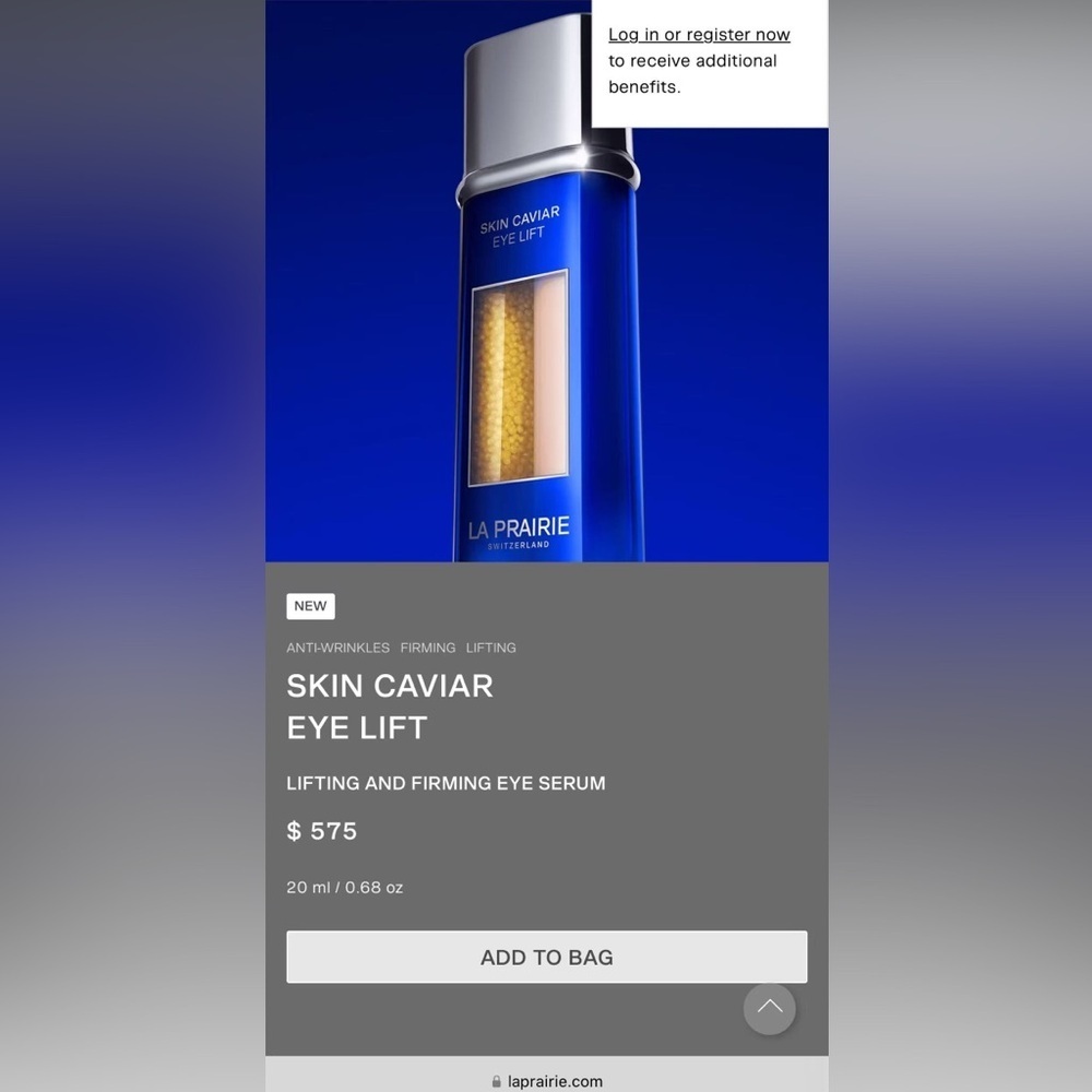 NEW 5xLa Prairie SKIN CAVIAR EYE LIFT LIFTING AND FIRMING EYE SERUM 3ML - Picture 3 of 8